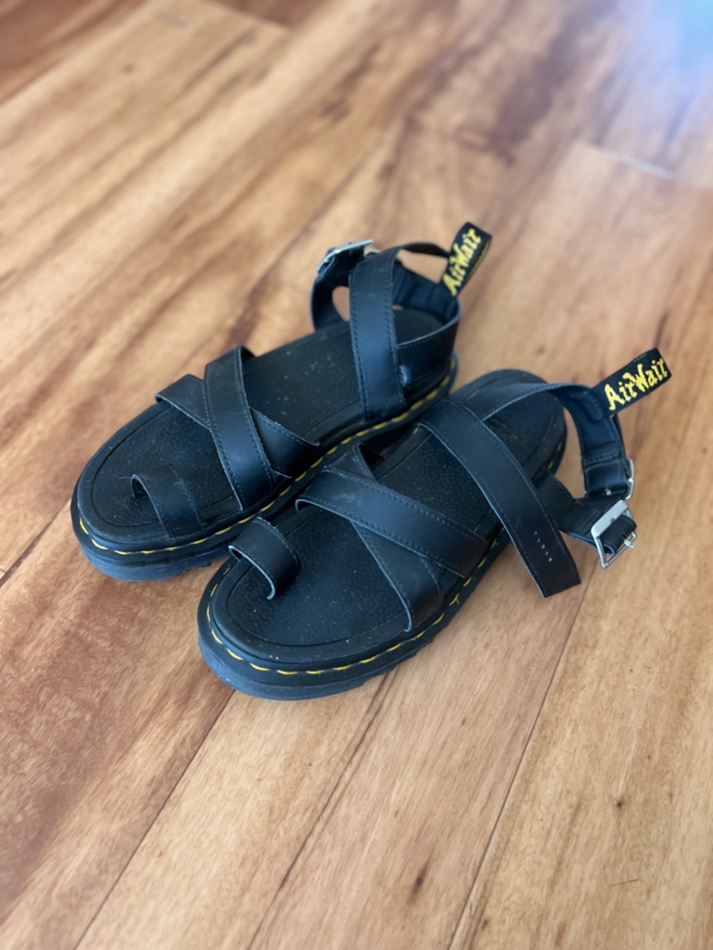 Dr. Martens Women’s Black Strap Sandals